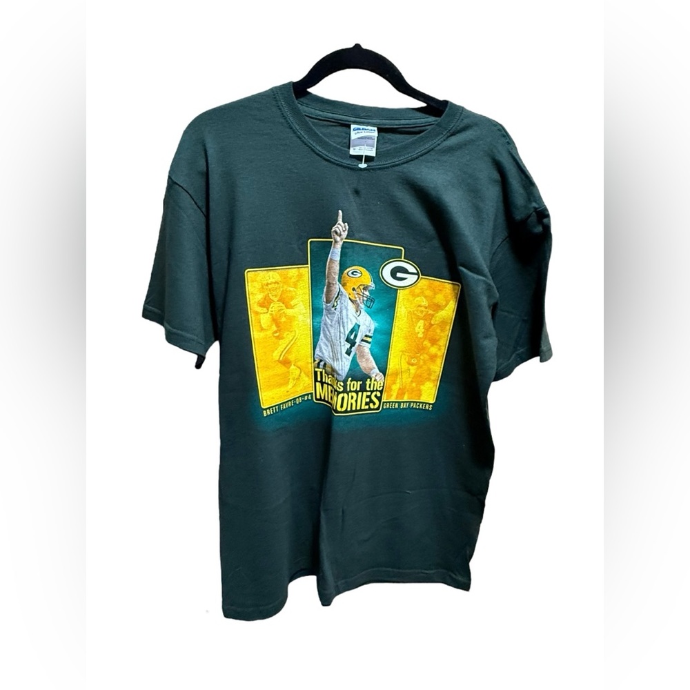 2008 Brett Favre Green Bay Packers NFL Men’s Medium Retirement T-Shirt